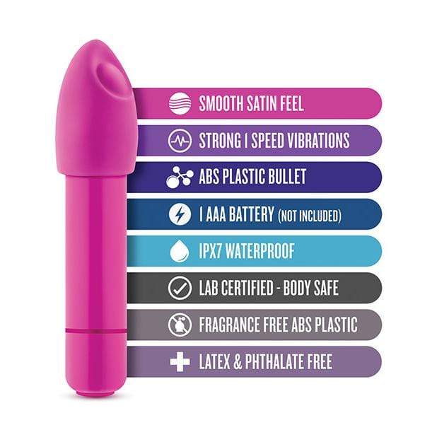 Blush Novelties - Rose Euphoria Single Speed Bullet Vibrator (Pink) BN1087 CherryAffairs