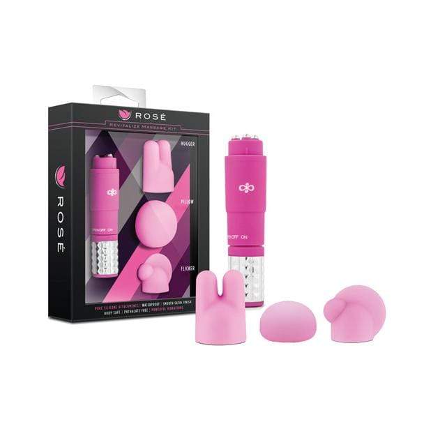 Blush Novelties - Rose Revitalie Clit Massager Kit (Pink) BN1028 CherryAffairs