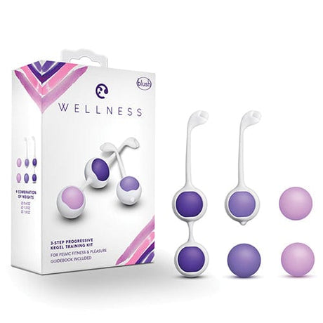 Blush Novelties - Wellness Progressive Kegel Training Kit (Purple) BN1140 CherryAffairs