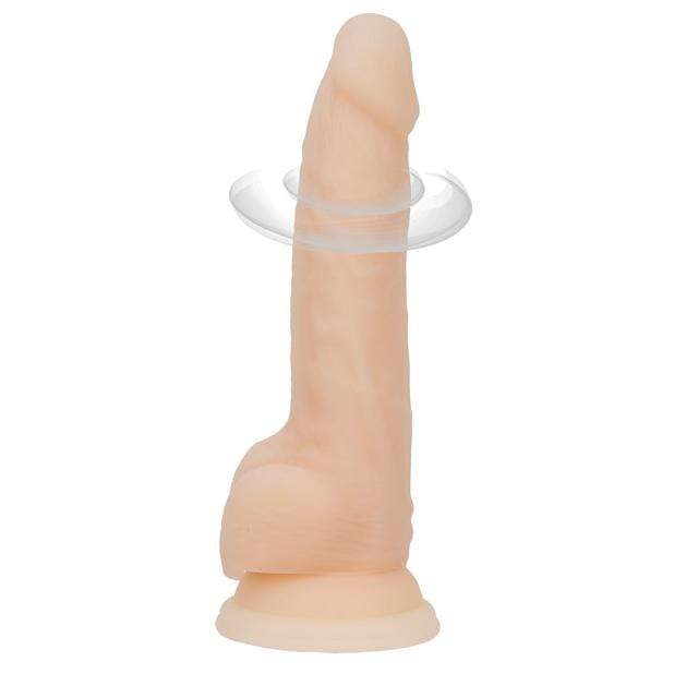 BMS - Naked Addiction Rotating and Vibrating Dong 8" (Beige) BMS1018 CherryAffairs