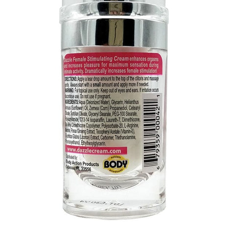 Body Action - Dazzle Female Stimulating Arousal Cream 15ml OT1190 CherryAffairs