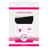 Bye Bra - Adhesive Invisible G String Lace O/S (Black) BYB1041 CherryAffairs