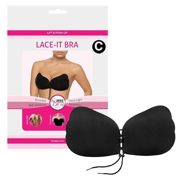 Bye Bra - Lace and Push Up Lace-It Bra  Black 08718801013236 Adhesive Bras