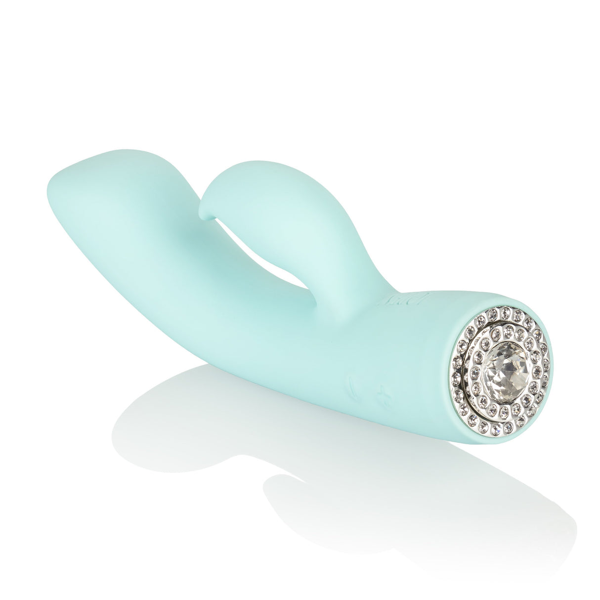 Calexotics - Pave Silicone Rabbit Vibrator Marilyn (Blue) CE1555 CherryAffairs