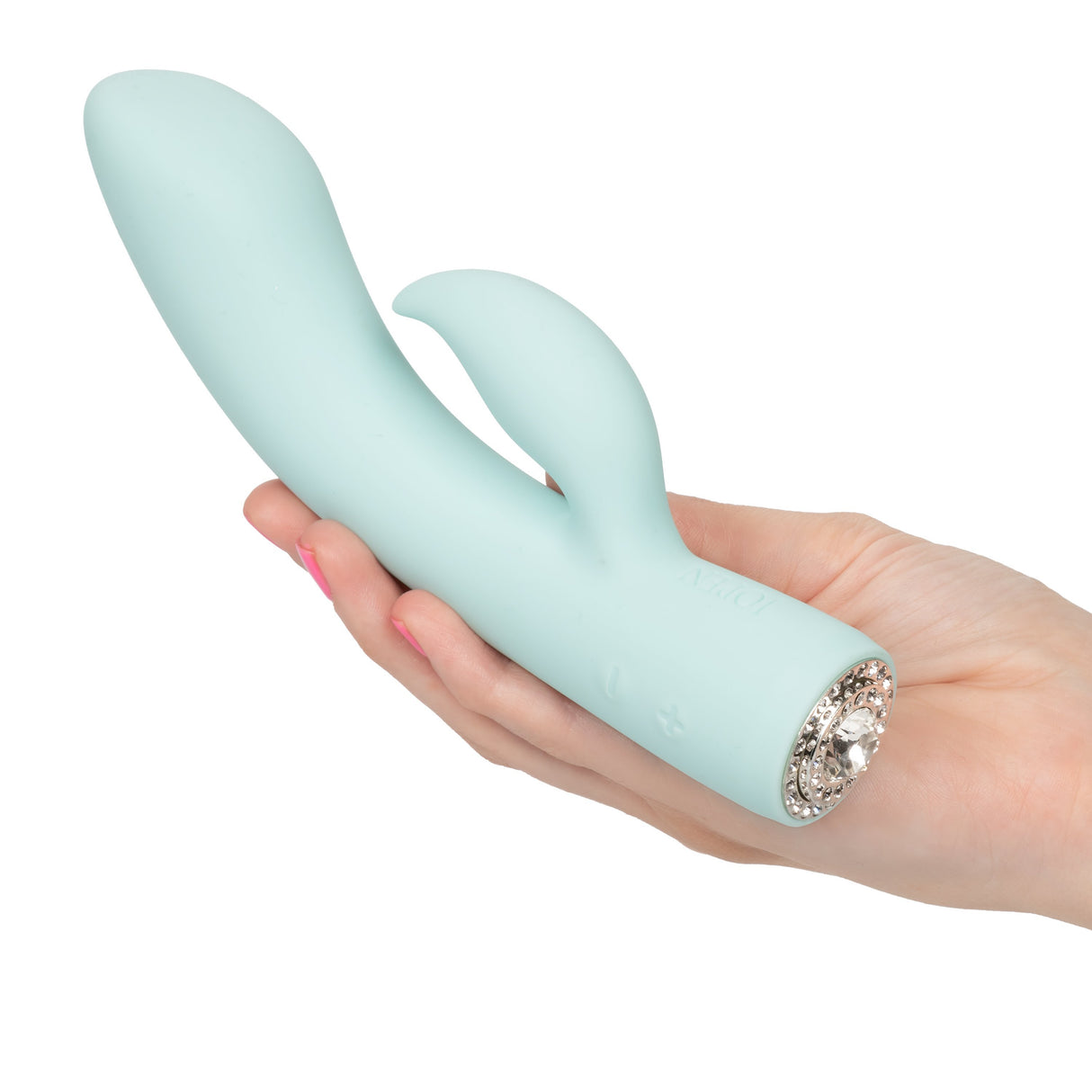 Calexotics - Pave Silicone Rabbit Vibrator Marilyn (Blue) CE1555 CherryAffairs