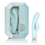 Calexotics - Pave Silicone Rabbit Vibrator Marilyn (Blue) CE1555 CherryAffairs