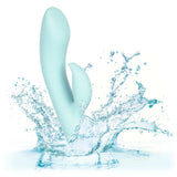 Calexotics - Pave Silicone Rabbit Vibrator Marilyn (Blue) CE1555 CherryAffairs