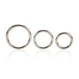California Exotics - 3 Size Silver Ring Set CE1215 CherryAffairs