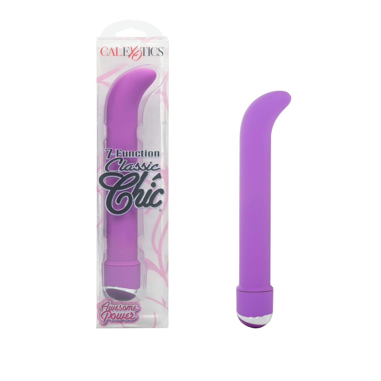 California Exotics - 7 Function Classic Chic Standard G Spot Vibrator (Purple) CE1773 CherryAffairs