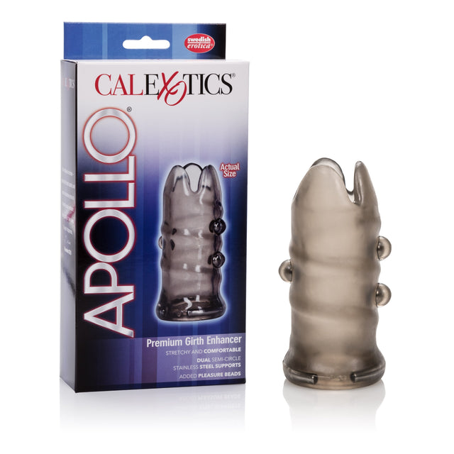 California Exotics - Apollo Premium Girth Enhancer Cock Sleeve (Grey) CE1437 CherryAffairs