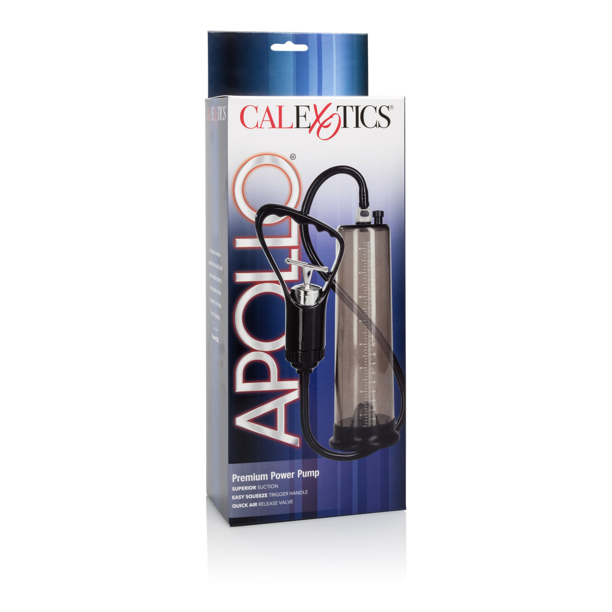 California Exotics - Apollo Premium Power Penis Pump (Black) CE1438 CherryAffairs