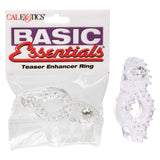 California Exotics - Basic Essentials Teaser Enhancer Cock Ring (Clear) CE1813 CherryAffairs