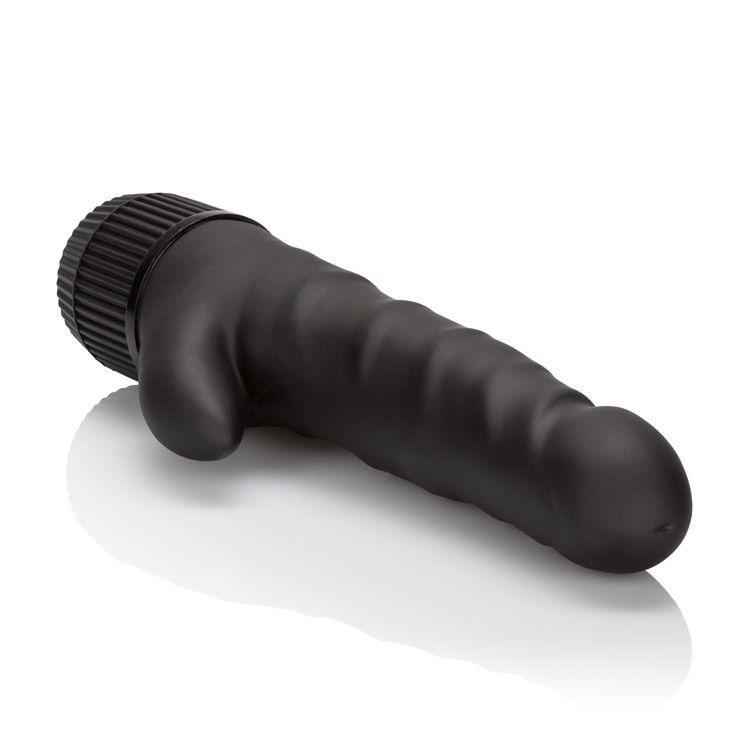 California Exotics - Black Velvet Clit Arouser Rabbit Vibrator (Black) CE1372 CherryAffairs