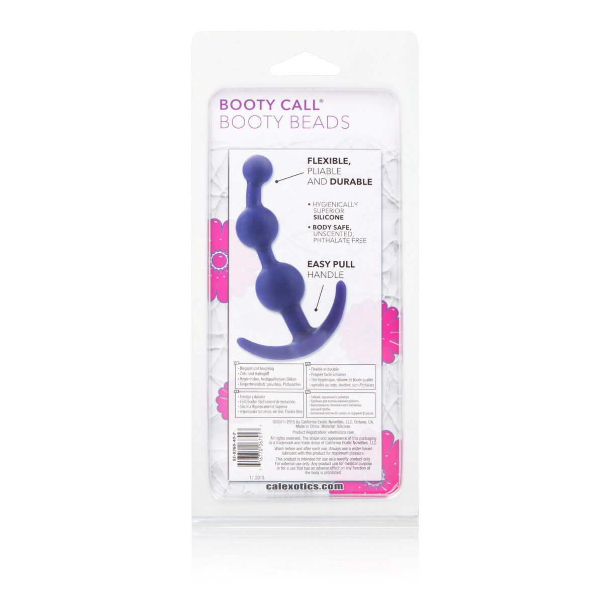 California Exotics - Booty Call Booty Anal Beads (Purple) CE1447 CherryAffairs