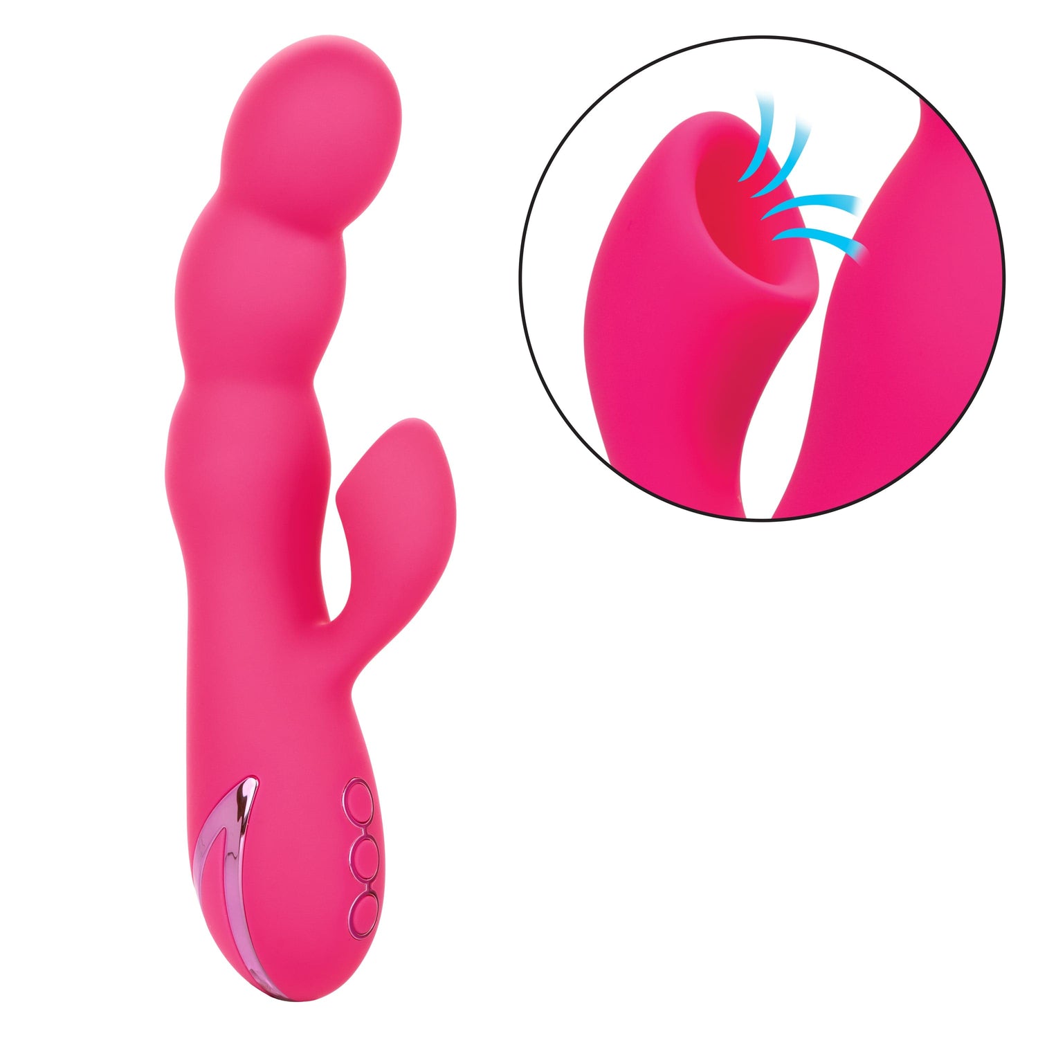 California Exotics - California Dreaming Oceanside Orgasm Suction Rabbit Vibrator (Pink) CE1966 CherryAffairs