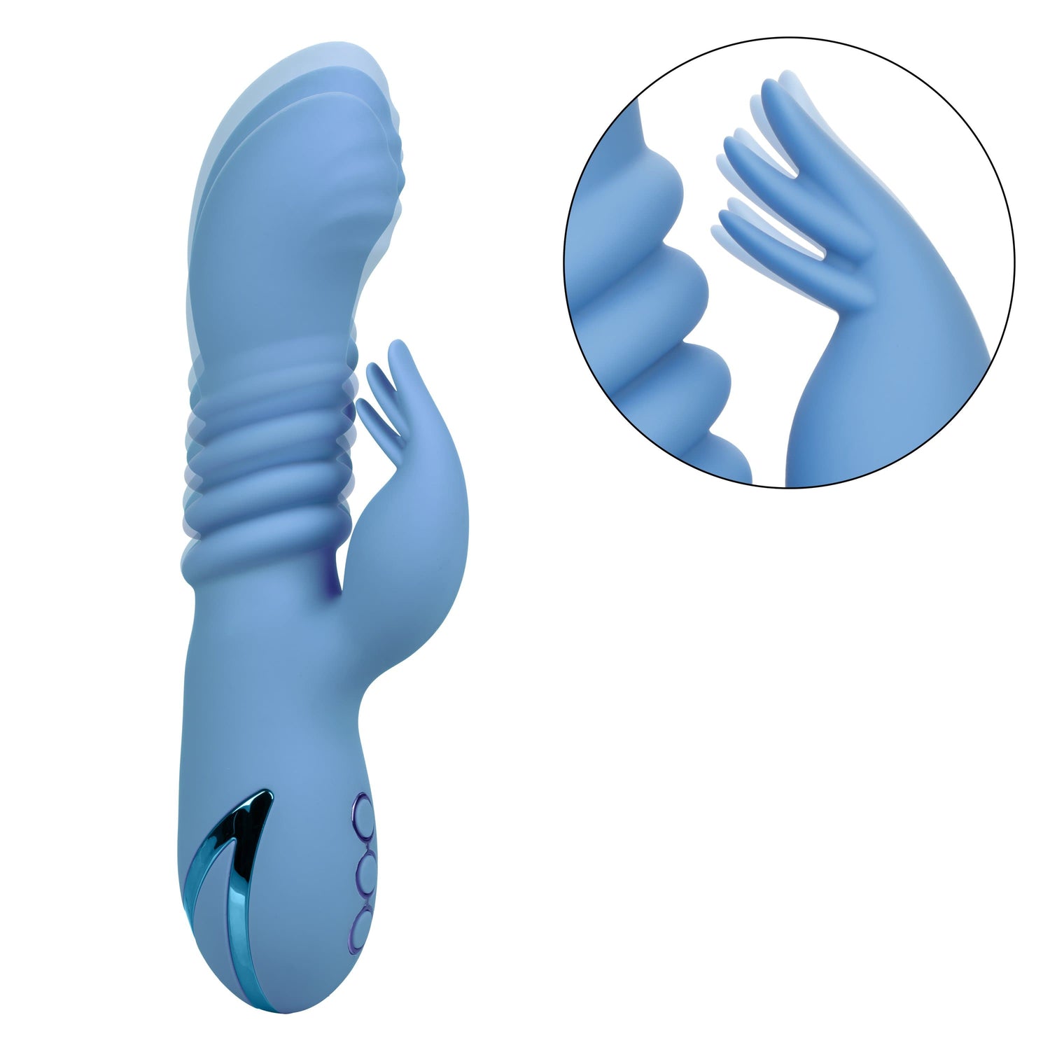 California Exotics - California Dreaming Santa Cruz 'Coaster Rabbit Vibrator (Blue) CE1875 CherryAffairs