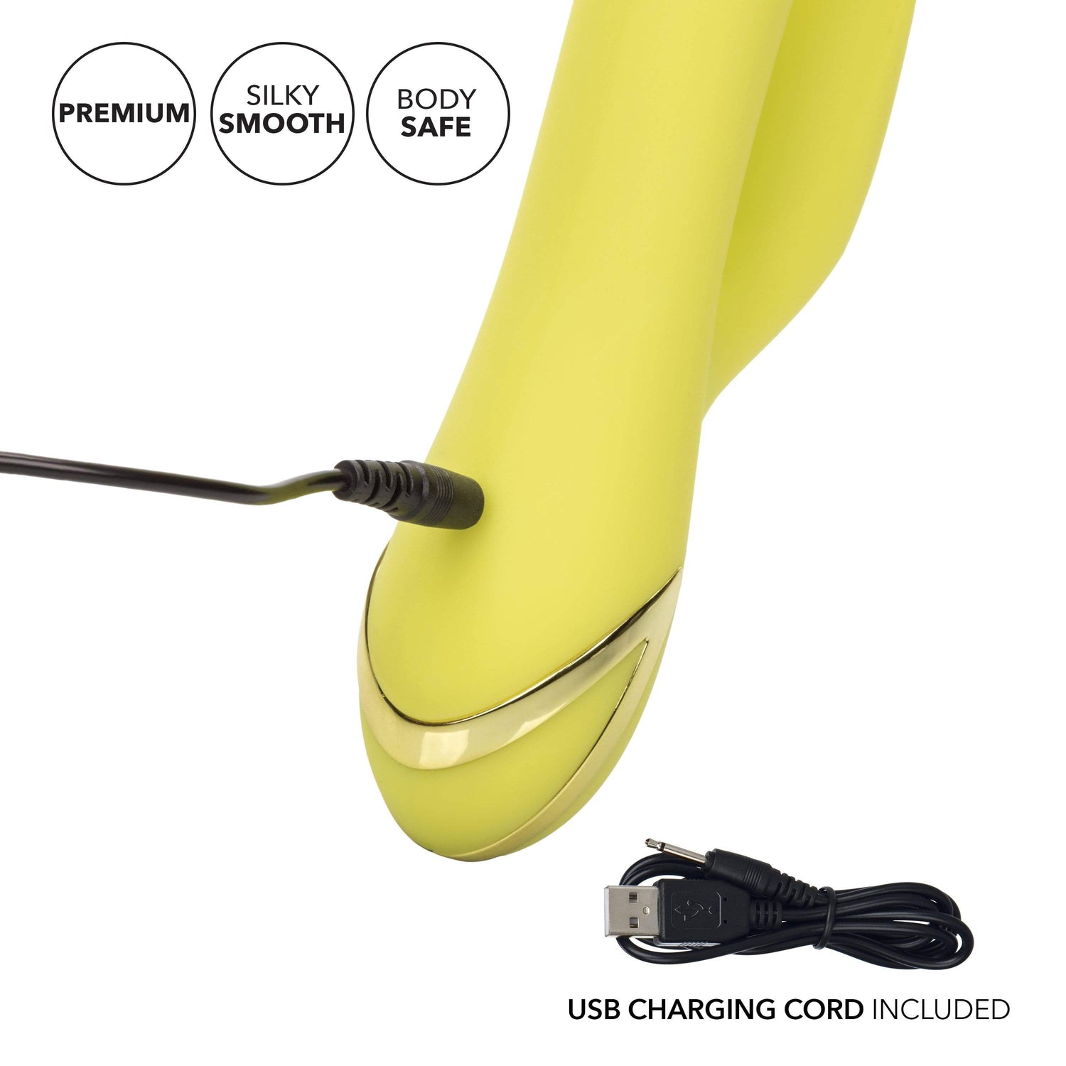 California Exotics - California Dreaming Venice Vixen Rabbit Vibrator (Yellow) CE1828 CherryAffairs