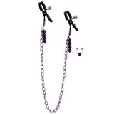 California Exotics - Chain Nipple Clamps (Purple) CE1238 CherryAffairs