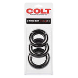 California Exotics - COLT 3 Cock Ring Set (Black) CE1856 CherryAffairs