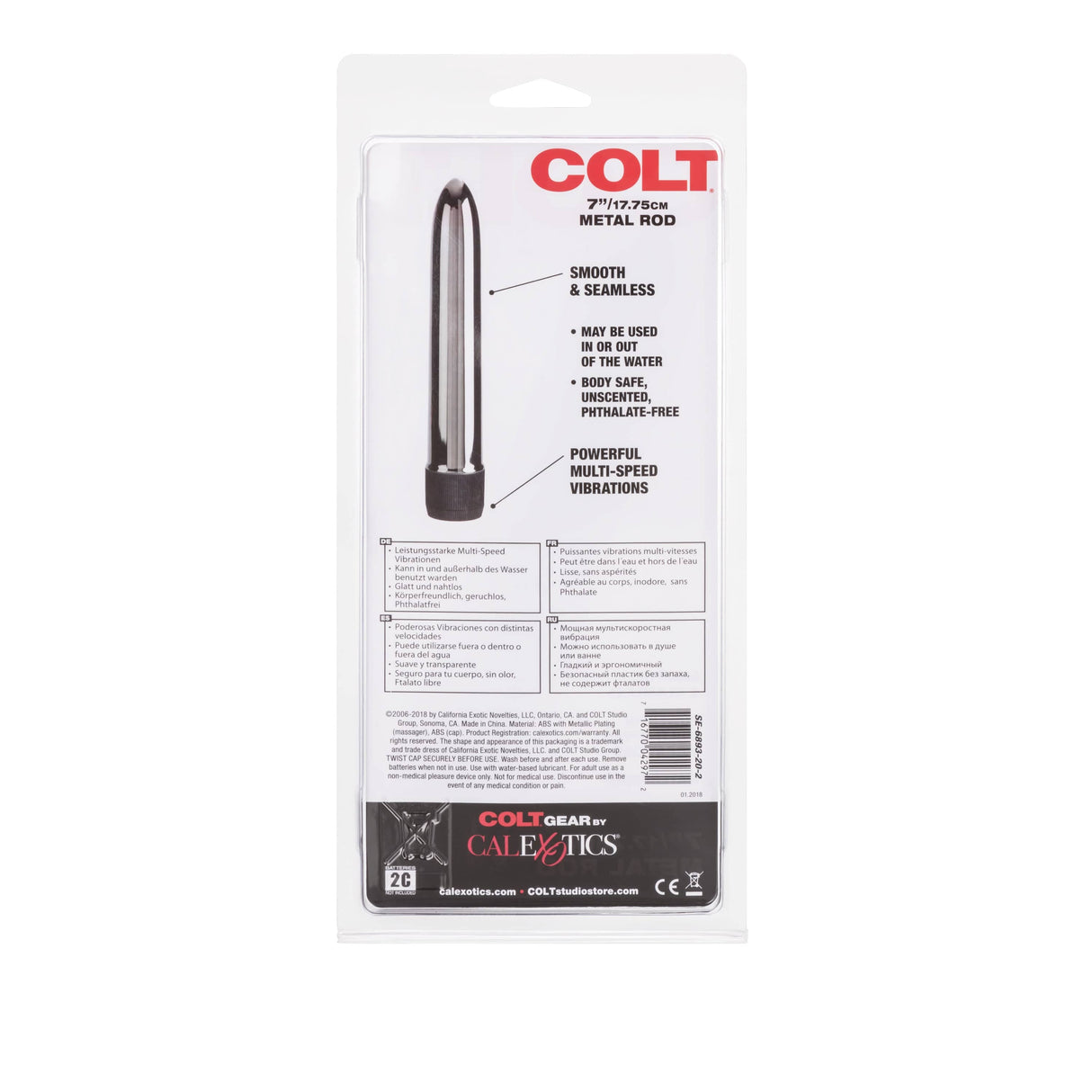 California Exotics - COLT Metal Rod Vibrator CherryAffairs