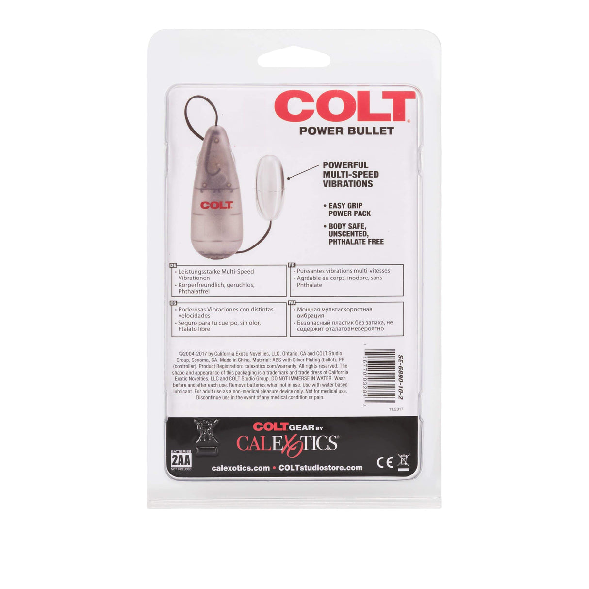 California Exotics - COLT Multi Speed Power Pak Bullet with Remote (Silver) CE1858 CherryAffairs