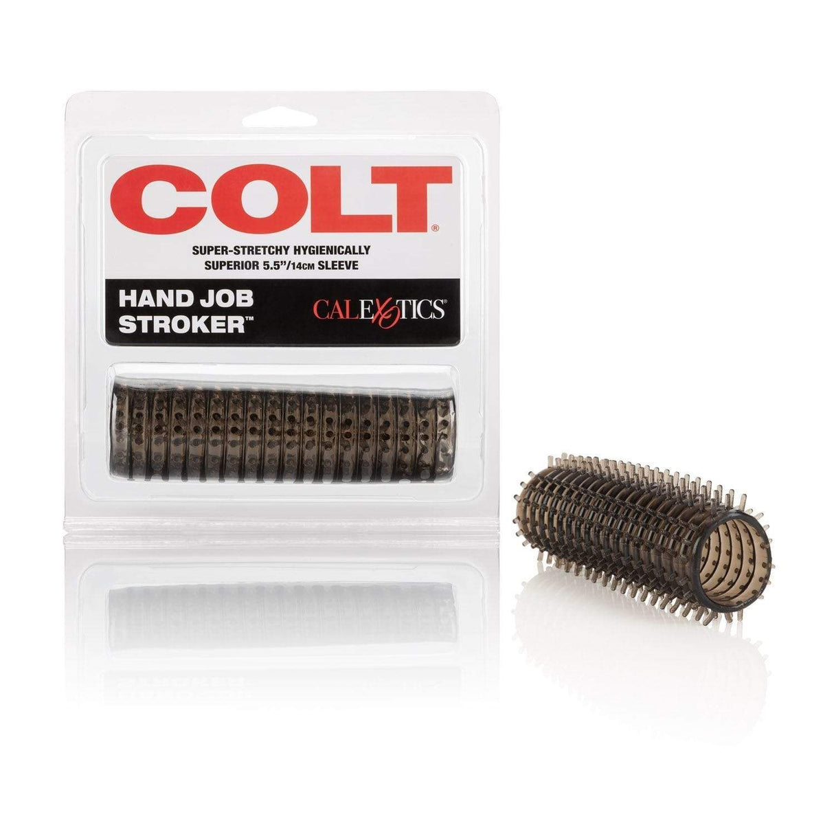 California Exotics - COLT Super Stretchy Hand Job Stroker Cock Sleeve (Black) CE1459 CherryAffairs