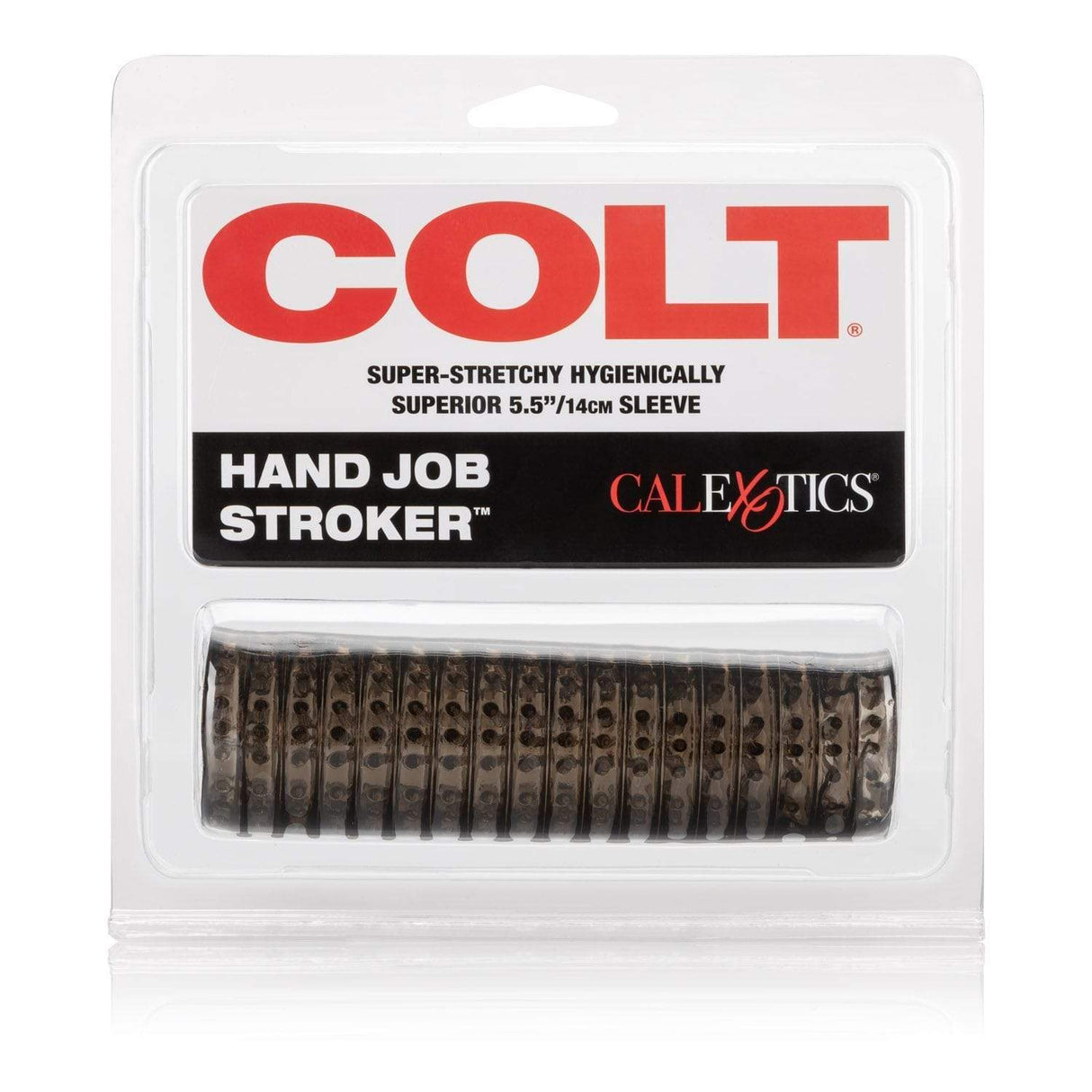California Exotics - COLT Super Stretchy Hand Job Stroker Cock Sleeve (Black) CE1459 CherryAffairs