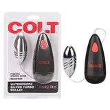 California Exotics - COLT Waterproof Silver Turbo Bullet Vibrator with Remote (Silver) CE1860 CherryAffairs