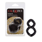 California Exotics - Crazy 8 Cock And Ball Ring (Black) CE1809 CherryAffairs