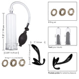 California Exotics - Dr Joel Kaplan Essential Penis Pump Kit (Clear) CE1852 CherryAffairs