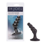 California Exotics - Dr Joel Kaplan Silicone Beaded Prostate Probe Anal Beads (Black) CE1843 CherryAffairs