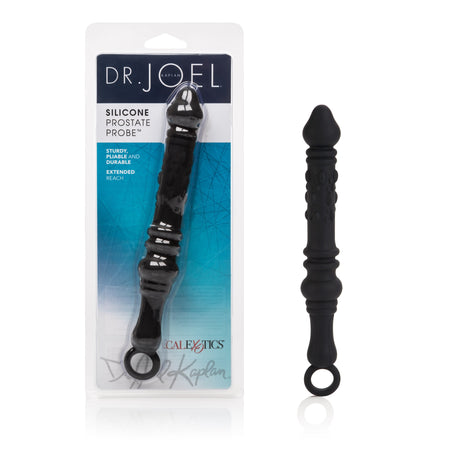 California Exotics - Dr Joel Kaplan Silicone Prostate Probe Massager (Black) CE1465 CherryAffairs