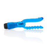 California Exotics - Dual Penetrator Vibrator (Blue) CE1476 CherryAffairs