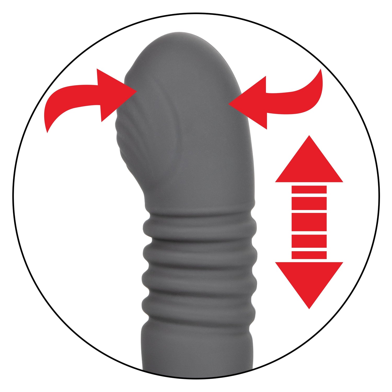 California Exotics - Eclipse Wristband Remote Thrusting Rotator Probe Anal Plug (Black) CE1931 CherryAffairs