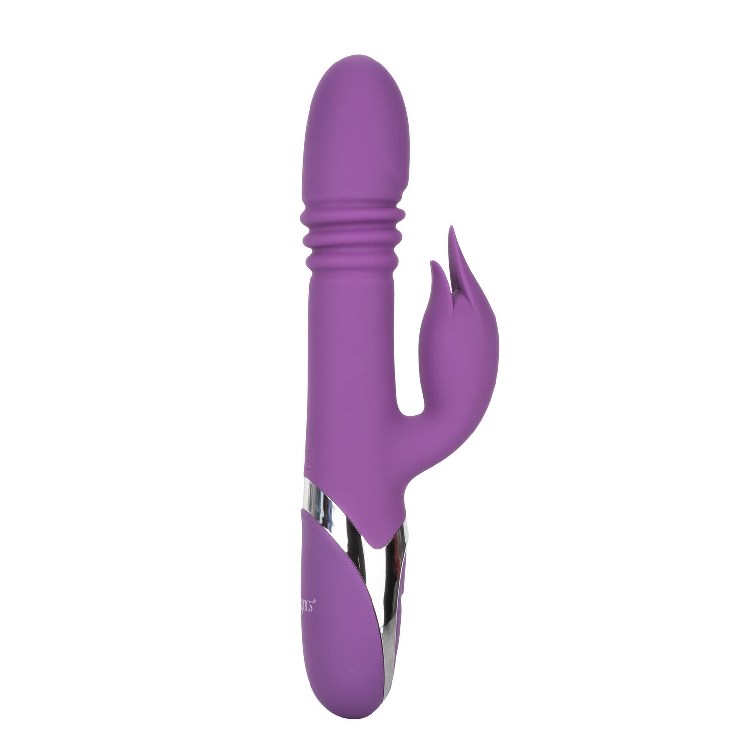 California Exotics - Enchanted Kisser Thrusting Rabbit Vibrator (Purple) CE1919 CherryAffairs