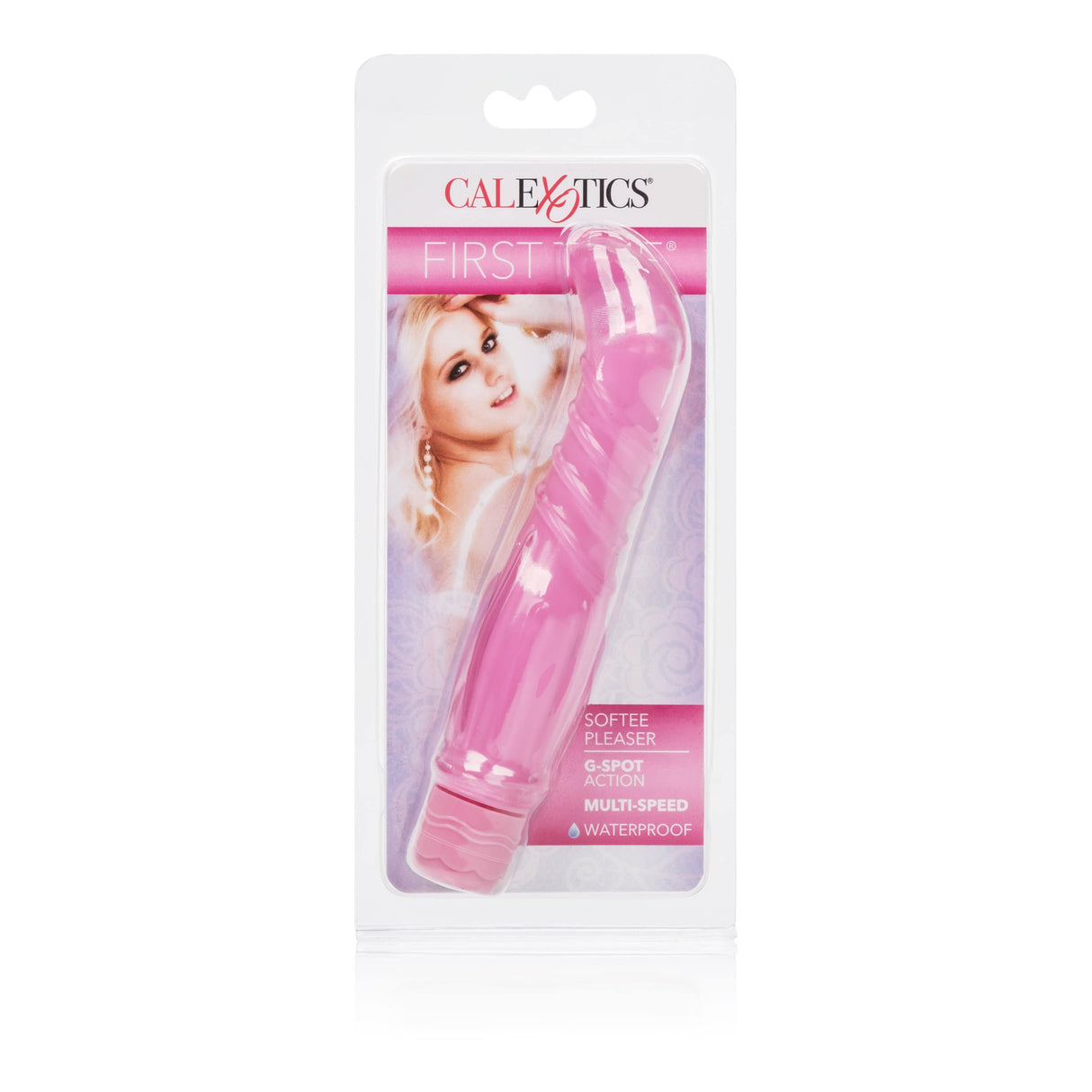 California Exotics - First Time Softee Pleaser G Spot Vibrator (Pink) CE1578 CherryAffairs