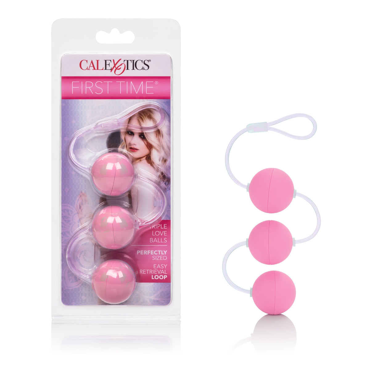 California Exotics - First Time Triple Love Kegel Balls (Pink) CE1577 CherryAffairs