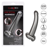 California Exotics - Her Royal Harness Me2 Ultra Soft G Probe Strap On Dildo (Black) CE1926 CherryAffairs