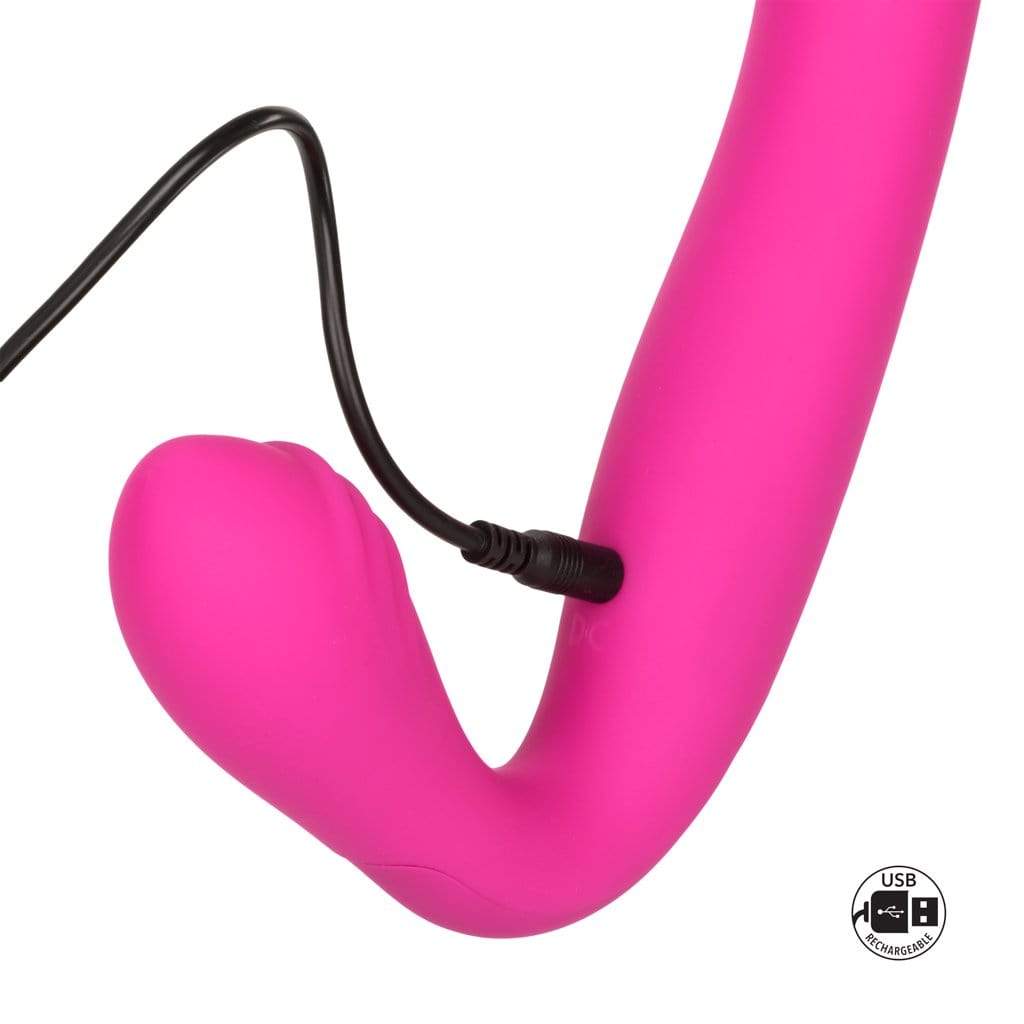 California Exotics - Her Royal Harness Rechargeable Love Rider Strapless Strap On CherryAffairs