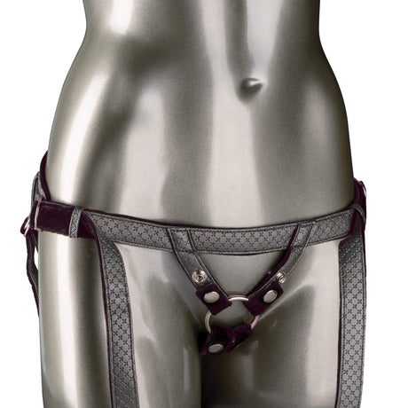California Exotics - Her Royal Harness The Regal Duchess Strap On (Black) CE1758 CherryAffairs