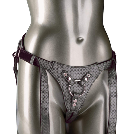 California Exotics - Her Royal Harness The Regal Queen Strap On (Black)    Strap On w/o Dildo