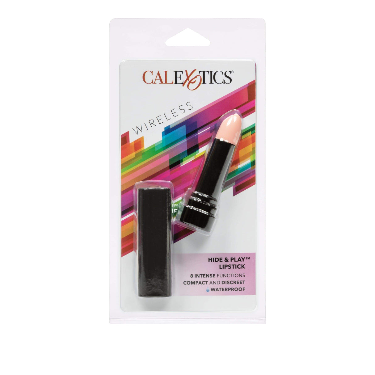 California Exotics - Hide and Play Wireless Discreet Lipstick Vibrator (Black) CE1752 CherryAffairs