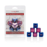 California Exotics - Hot and Spicy Party Dice (Multi Colour) CE1404 CherryAffairs