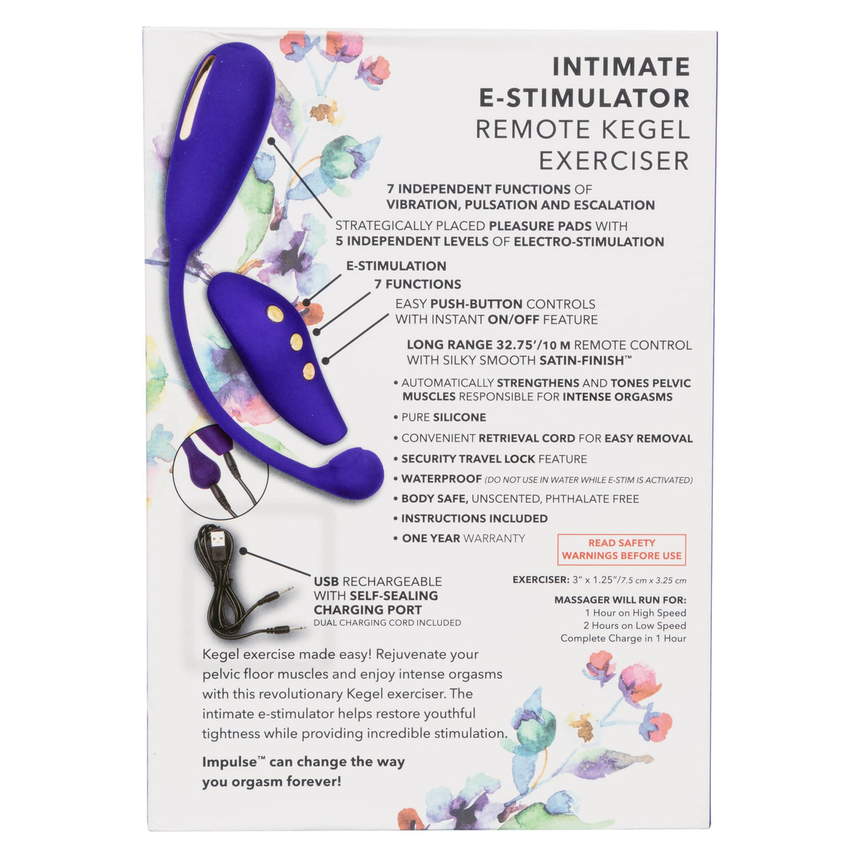 California Exotics - Impulse Intimate E Stimulator Remote Kegel Exerciser (Purple) CE1917 CherryAffairs