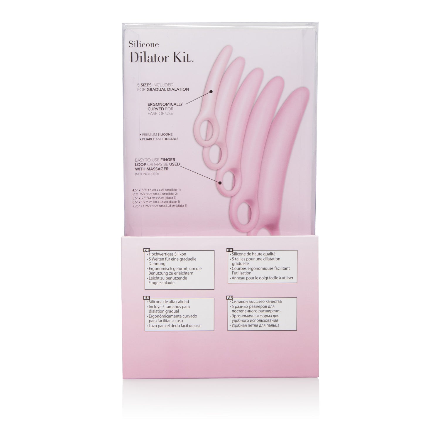 California Exotics - Inspire Silicone Dilator 5 Piece Set (Pink) CE1490 CherryAffairs