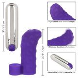 California Exotics - Intimate Play Rechargeable Finger Teaser Clit Massager (Purple) CE1928 CherryAffairs