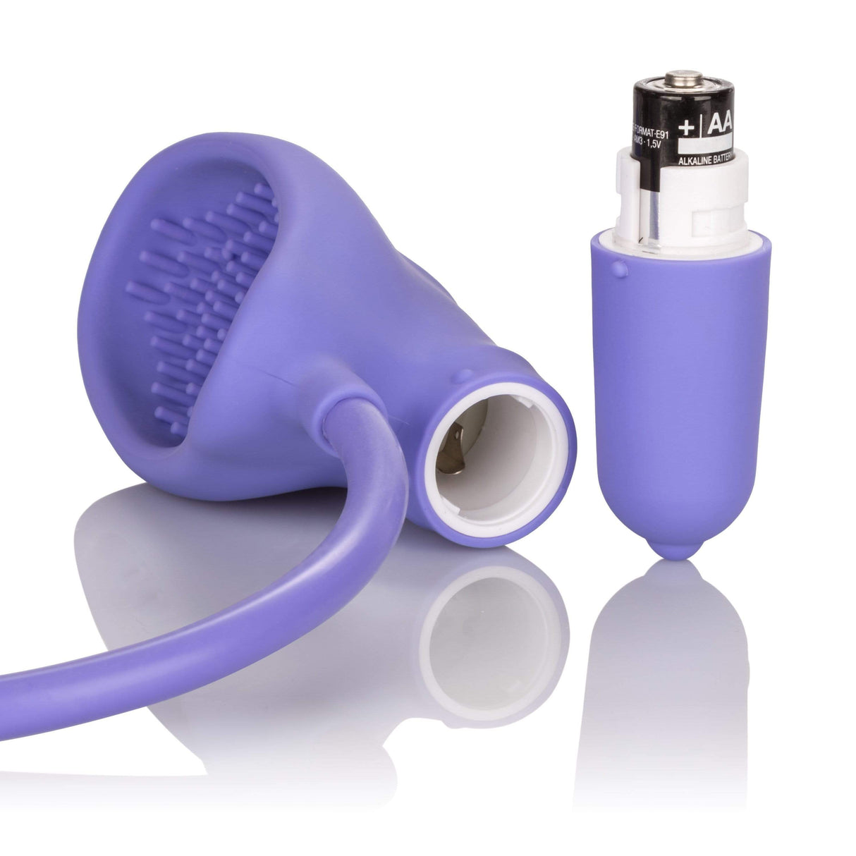 California Exotics - Intimate Pump Silicone Pro Intimate Clitoral Pump (Purple) CE1618 CherryAffairs