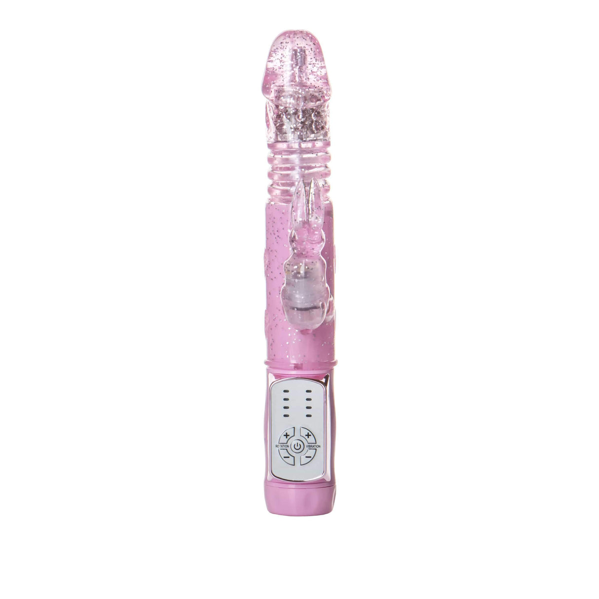 California Exotics - Jack Rabbit Petite Thrusting Jack Rabbit Vibrator (Pink) CE1787 CherryAffairs