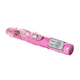 California Exotics - Jack Rabbit Petite Thrusting Jack Rabbit Vibrator (Pink) CE1787 CherryAffairs