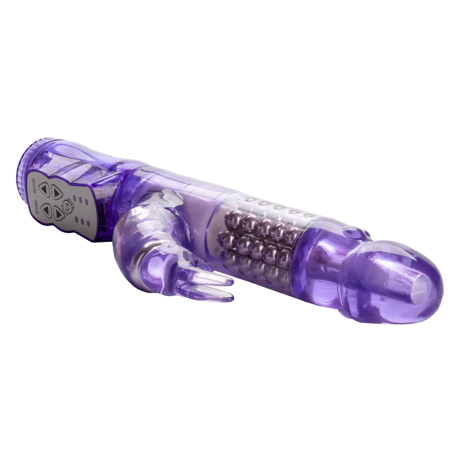 California Exotics - Jack Rabbit Waterproof 5 Rows Jack Rabbit Vibrator (Purple) CE1785 CherryAffairs